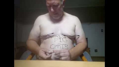 Chrispainpig torture bdsm masochist slave submissive hardcore anal CBT humiliation online show from April 22, 2026, 6:42 pm