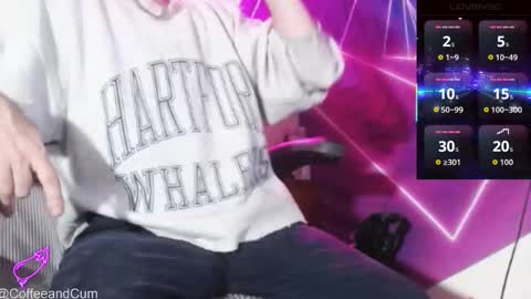 CoffeeandCum online show from September 25, 2025, 11:30 pm