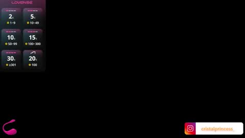 Cristal  online show from September 27, 2025, 10:37 pm