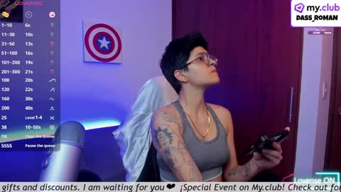 Snapshot of dass_roman chatting on February 4, 2025, 11:06 pm Dass Roman online show from February 4, 2025, 11:06 pm