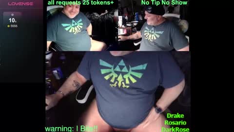 Snapshot of drake_r_darkrose chatting on January 13, 2025, 6:49 am Drake D Vamp aka Drake DarkRose online show from January 13, 2025, 6:49 am