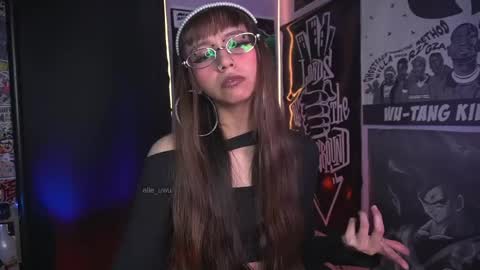 Snapshot of elle_uwu chatting on May 2, 2026, 3:17 pm follow me on instagram . online show from May 2, 2026, 3:17 pm