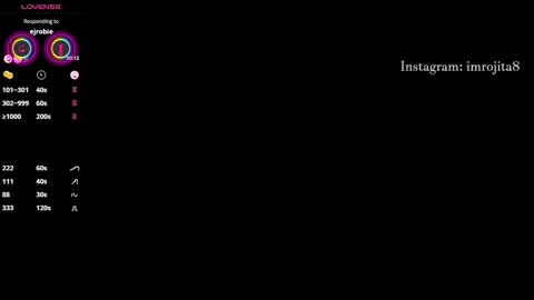 IG imrojita8 online show from September 14, 2025, 2:11 am