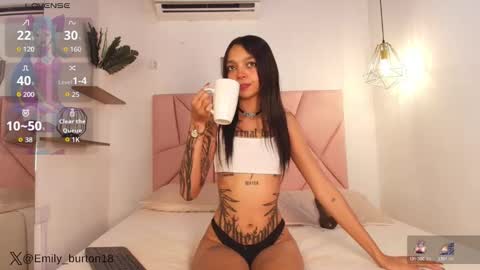 Emily Burton online show from March 25, 2026, 11:38 am