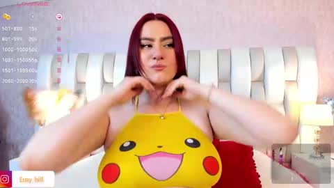 Snapshot of emily_hill___ chatting on February 24, 2025, 9:09 pm EMILY Monday 5-2 am From Tuesday to Friday5-1 am Colombia time online show from February 24, 2025, 9:09 pm