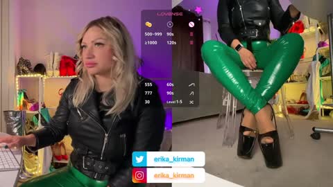 Snapshot of erika_kirman chatting on December 19, 2024, 11:29 am Erika      online show from December 19, 2024, 11:29 am