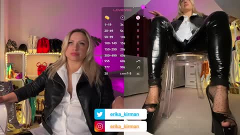 Snapshot of erika_kirman chatting on January 16, 2025, 5:55 pm Erika      online show from January 16, 2025, 5:55 pm