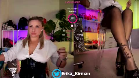 Snapshot of erika_kirman chatting on October 17, 2025, 11:02 am Erika      online show from October 17, 2025, 11:02 am
