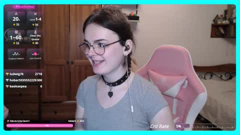Snapshot of eva_katt chatting on February 27, 2025, 2:00 pm Gamer Katt online show from February 27, 2025, 2:00 pm