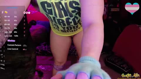 Gage Allin AKA Alpha Pussy online show from March 21, 2026, 1:43 am