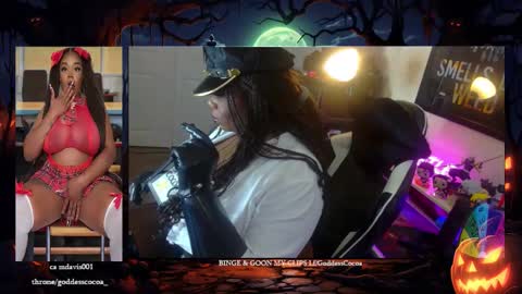 Snapshot of goddesscocoaa chatting on October 24, 2025, 7:05 am Goddess Cocoa online show from October 24, 2025, 7:05 am