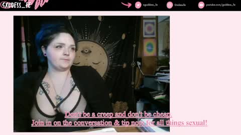Goddess Fe online show from June 23, 2026, 1:14 am