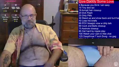 HairyDaddyBear69 online show from October 7, 2025, 11:57 pm