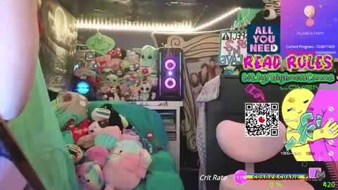 Snapshot of highnesscanna chatting on January 30, 2025, 12:39 am HiGHNESS CANNA online show from January 30, 2025, 12:39 am