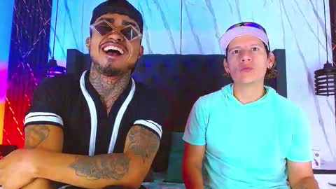 Snapshot of hot_latino_x chatting on November 24, 2025, 1:00 pm SEXY COUPLE online show from November 24, 2025, 1:00 pm