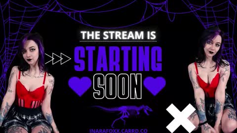 Inarafoxx online show from November 1, 2025, 2:57 am