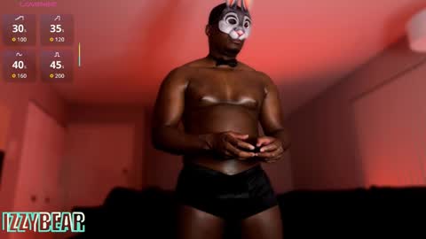 IzzyBear online show from October 31, 2025, 5:30 am