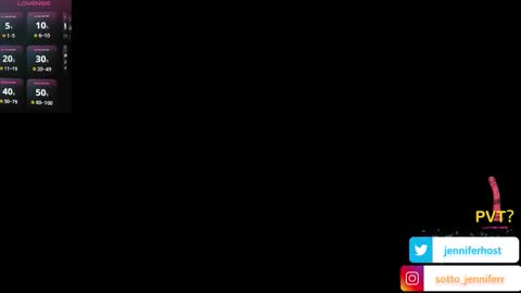 JENNIFER online show from November 9, 2025, 2:10 am