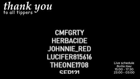 Jenny online show from May 16, 2026, 1:13 am