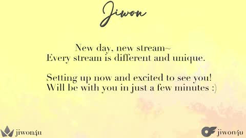 Snapshot of jiwon4u chatting on February 26, 2025, 12:25 pm Jiwon online show from February 26, 2025, 12:25 pm