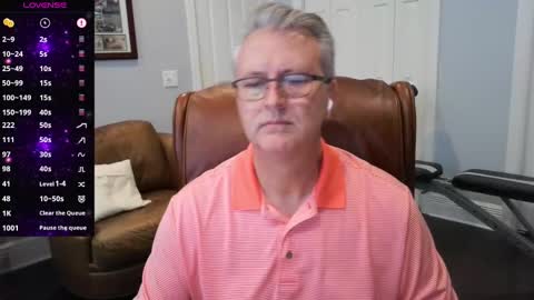 Snapshot of justavoyeurhere chatting on October 2, 2025, 7:43 pm Michael online show from October 2, 2025, 7:43 pm