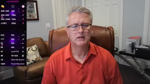 Snapshot of justavoyeurhere chatting on October 8, 2025, 6:05 pm Michael online show from October 8, 2025, 6:05 pm