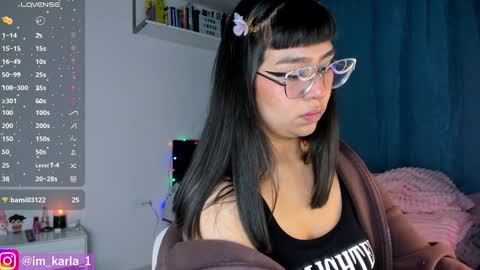 Snapshot of karla__1 chatting on January 7, 2025, 4:50 am Ill be on at sunday see u Lynn  Could u help me to reach 100 Thmbs upp plssss   Independent girl 3 online show from January 7, 2025, 4:50 am