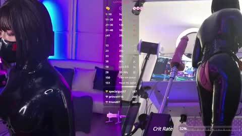 Latex Ruby online show from January 9, 2025, 2:40 pm