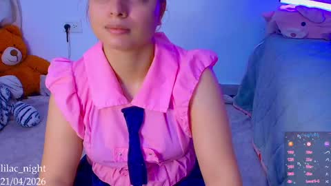 Snapshot of lilac_night chatting on April 22, 2026, 3:24 pm Jen online show from April 22, 2026, 3:24 pm