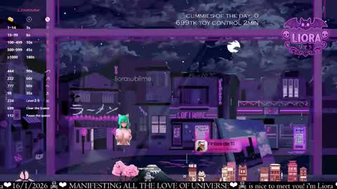 Snapshot of liorasublime chatting on January 17, 2026, 2:27 am im Liora uwu online show from January 17, 2026, 2:27 am