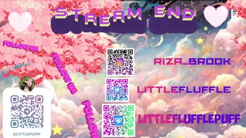 Snapshot of littleflufflepuff chatting on January 9, 2025, 9:58 pm Riza Riri Puff  online show from January 9, 2025, 9:58 pm