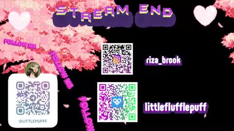 Snapshot of littleflufflepuff chatting on September 24, 2025, 12:47 am Riza Riri Puff  online show from September 24, 2025, 12:47 am