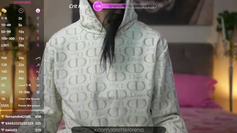 LoretteLorena online show from January 9, 2025, 8:01 pm