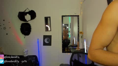 Snapshot of lovedavido04 chatting on February 25, 2026, 5:22 pm Angel David online show from February 25, 2026, 5:22 pm