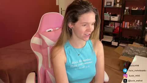 Lucie hot follow me on  online show from February 24, 2025, 9:10 am