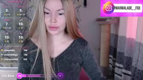 Marmalade Fox online show from March 29, 2026, 5:40 am