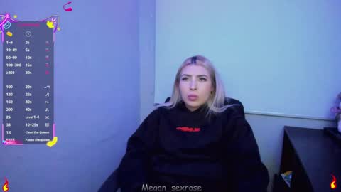 Megan rose online show from April 13, 2026, 3:01 am