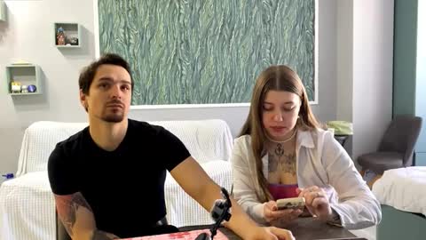 Snapshot of miley_and_michael chatting on March 12, 2026, 10:54 am Miley and Michael online show from March 12, 2026, 10:54 am