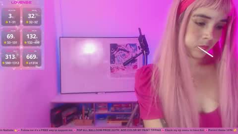 Snapshot of nathy_rock chatting on October 17, 2025, 12:01 am Nathalia online show from October 17, 2025, 12:01 am