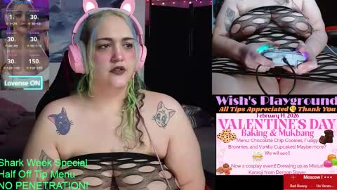 Wishs Playground online show from February 12, 2026, 4:57 pm