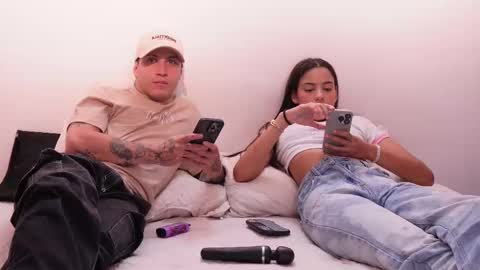 Snapshot of nicky_and_blake chatting on February 24, 2025, 9:09 pm nicky and blake online show from February 24, 2025, 9:09 pm