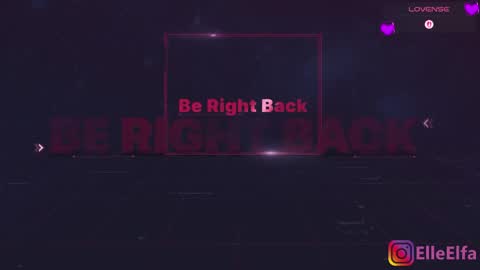 ElfaElle Im online .Wednesday Thursday Friday Saturday Sunday from 10pm to 2am  GMT3 online show from April 19, 2026, 2:49 pm