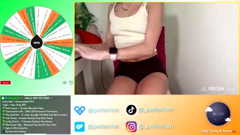 Snapshot of petiteirish_ chatting on March 14, 2026, 2:44 pm Petite Irish online show from March 14, 2026, 2:44 pm