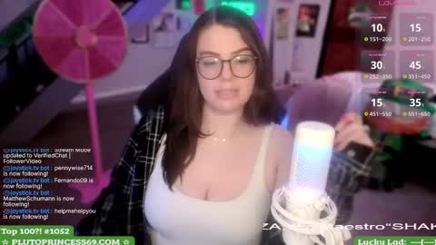 Snapshot of plutoprincess69 chatting on March 8, 2025, 7:27 am Pluto Princess online show from March 8, 2025, 7:27 am