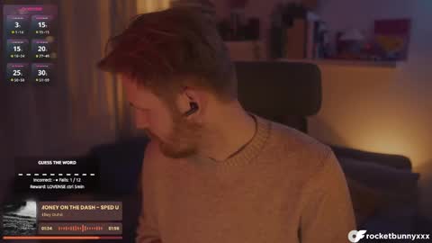 Rocket Bunny online show from April 19, 2026, 2:55 am