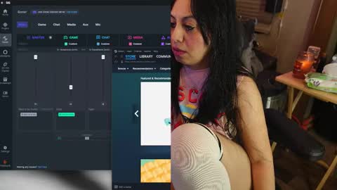 Snapshot of roknblaze chatting on February 6, 2026, 1:43 am Rok-N-Blaze online show from February 6, 2026, 1:43 am