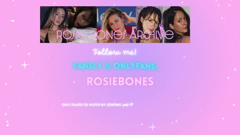 Rosie Bones online show from January 4, 2025, 3:40 am