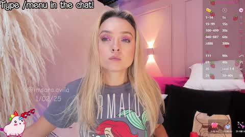 SaraAvila  online show from February 2, 2025, 3:10 am