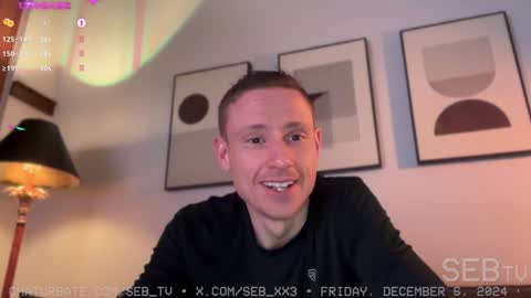 Snapshot of seb_tv chatting on December 7, 2024, 12:52 am Sebastian online show from December 7, 2024, 12:52 am