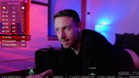 Snapshot of seb_tv chatting on January 3, 2025, 4:22 am Sebastian online show from January 3, 2025, 4:22 am
